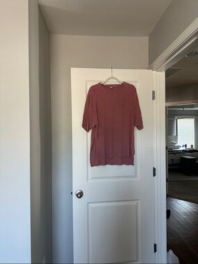 The Foxy Kind Mauve Short Sleeve Top